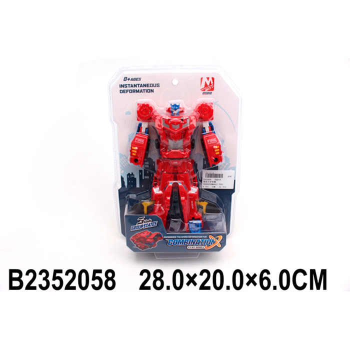 Трансформер 818-BQ Робот-машина в блистере 20х28х6см