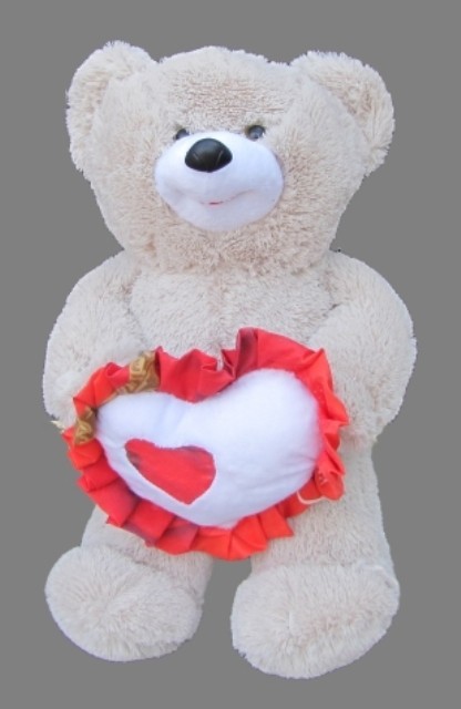Медведь 04-142 с сердцем 65см