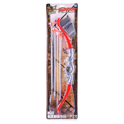 Лук 80-E20 со стрелами на карт.63х17х3см  — продажа оптом и в розницу в интернет-магазине игрушек «Флинт»