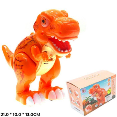 Динозавр 3361 на батар.в кор.21х13х10см  — продажа оптом и в розницу в интернет-магазине игрушек «Флинт»