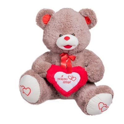 Медведь Ника 135 бурый МН/80/78  — продажа оптом и в розницу в интернет-магазине игрушек «Флинт»