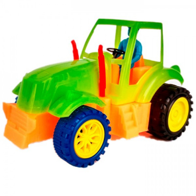 Трактор TC-02-037 в пак.17х10,5х9,5см UZ  — продажа оптом и в розницу в интернет-магазине игрушек «Флинт»