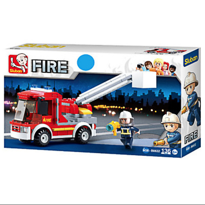 Конструктор М38-В0632 Sluban Пожарная машина в кор.  — продажа оптом и в розницу в интернет-магазине игрушек «Флинт»