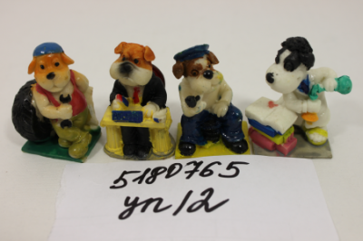 Керамика 5180765 Собака 5см (в уп.12шт.)Олми  — продажа оптом и в розницу в интернет-магазине игрушек «Флинт»