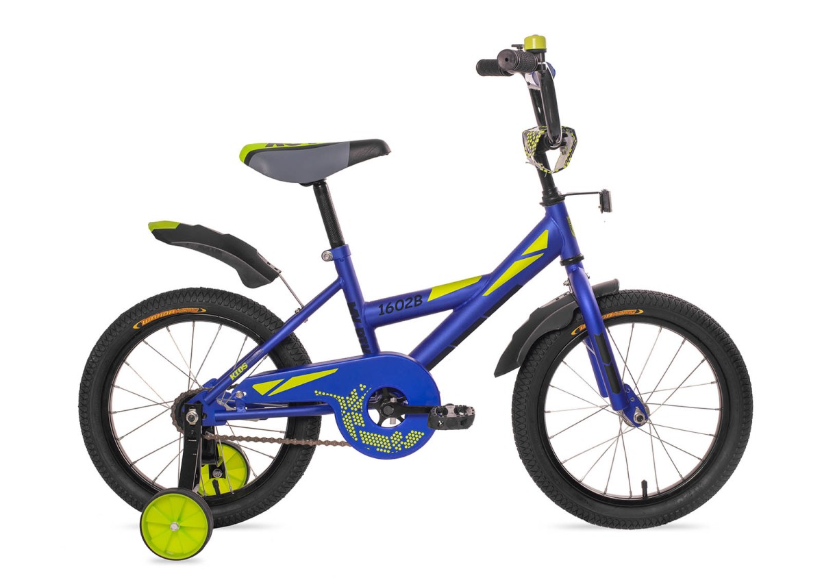 Велосипед 16" 1602-B base салатовый, синий