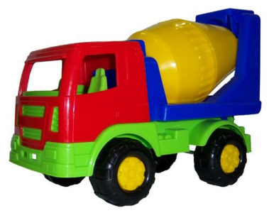 Машина 8953 Салют Бетономешалка Полесье  — продажа оптом и в розницу в интернет-магазине игрушек «Флинт»