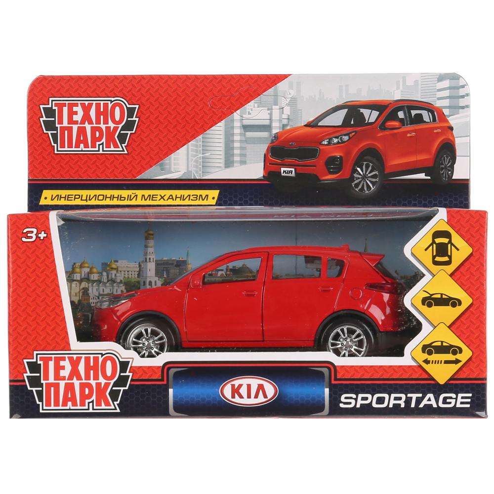Машина 8324 Kia Sportage красный инерц.метал.модель 12см ТЕХНОПАРК в кор.17,5х7,5х6,5см