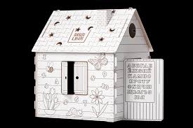 Дом 03-001 раскраска Bibalina  — продажа оптом и в розницу в интернет-магазине игрушек «Флинт»