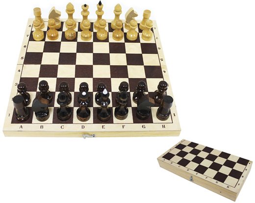 Шахматы ШК-5 дер.20х40х5см 6+ Колорит