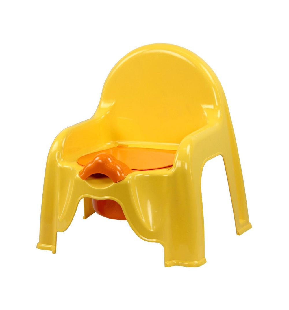 Горшок 1328 стульчик детский желтый