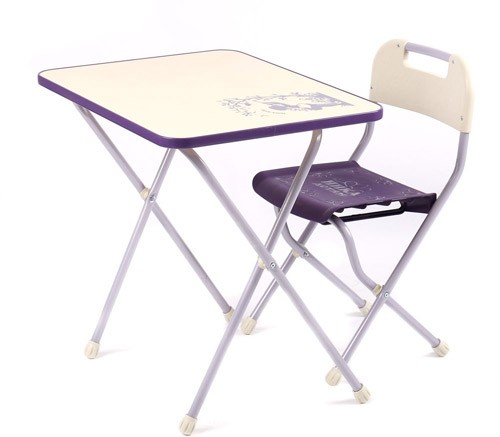 Набор мебели КПР-3 Ретро стол+стул сиреневый НИКА