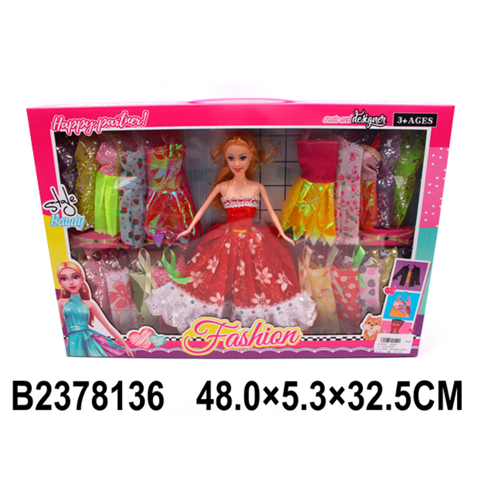 Кукла 2378136 Модель с одеждой в кор.48х32,5х5,3см