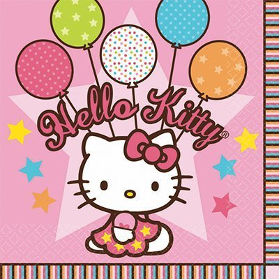 Салфетки 1502-0930 Hello Kitty 33см 16шт.