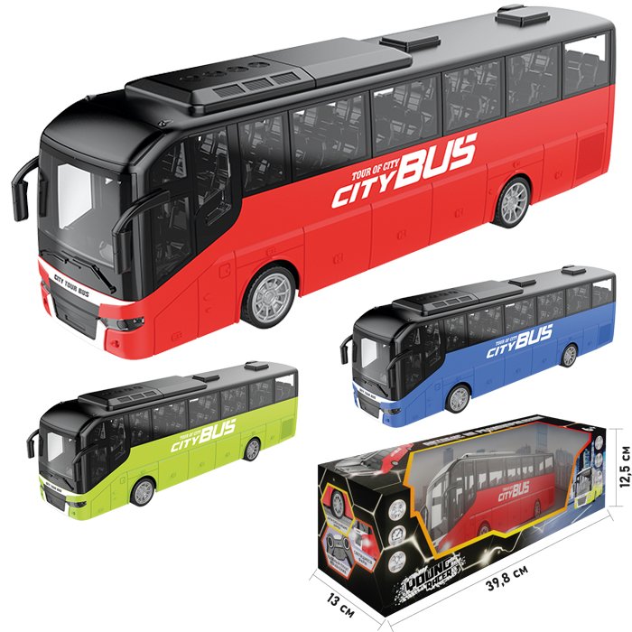 Автобус 666-698-NA(0512856) р/у на аккум.+заряд.в кор.40х12,5х13см