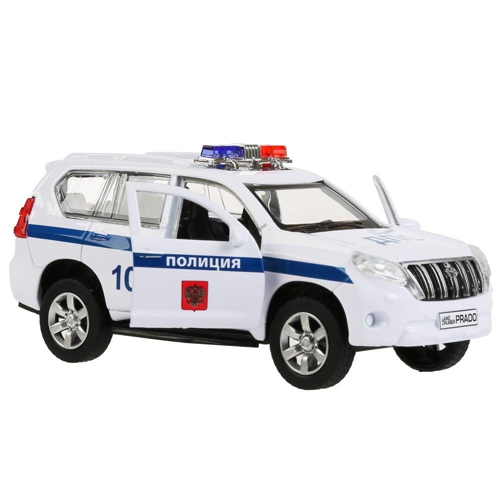 Машина 9664 Toyota Prado Полиция инерц.метал.модель 12см ТЕХНОПАРК