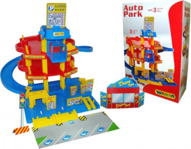 Парковка 37893 с машинами 3-уровня в коробке Полесье  — продажа оптом и в розницу в интернет-магазине игрушек «Флинт»