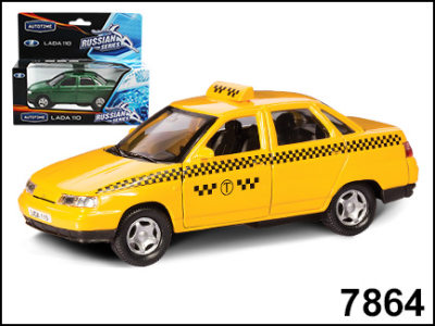 Машина ВАЗ 2110-7864 такси модель 1/34 Autotime  — продажа оптом и в розницу в интернет-магазине игрушек «Флинт»