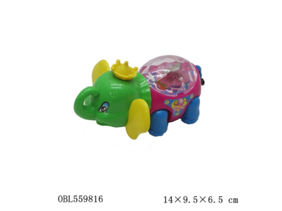 Заводной 001 Слоник в пак.  — продажа оптом и в розницу в интернет-магазине игрушек «Флинт»