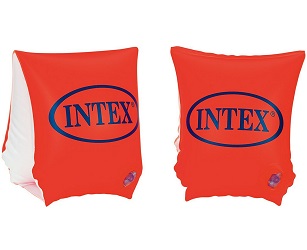Нарукавники 58642 красные 23х15см 3-6лет INTEX  — продажа оптом и в розницу в интернет-магазине игрушек «Флинт»