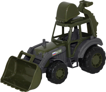 Трактор Мастер 48714 экскаватор военный Полесье  — продажа оптом и в розницу в интернет-магазине игрушек «Флинт»