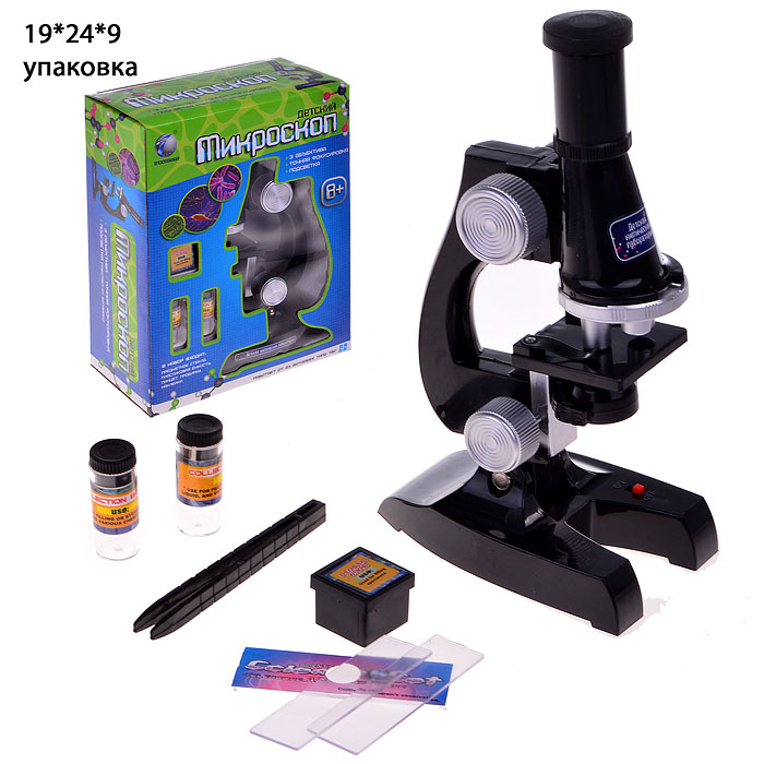 Микроскоп 2119 с аксесс.в кор.19х24х8,8см 8+