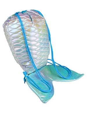 Мешок для обуви 5060 Хвост русалки радужный 35х33см  — продажа оптом и в розницу в интернет-магазине игрушек «Флинт»