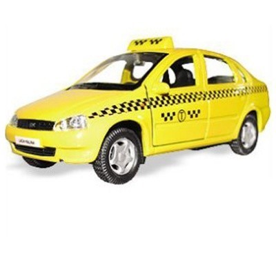 Машина Лада Калина 11497 такси модель 1/34 Autotime  — продажа оптом и в розницу в интернет-магазине игрушек «Флинт»