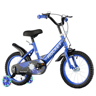 Велосипед 14" 0030 ROCKET 2-х колесный, надувн.колеса(синий, темн.зел)  — продажа оптом и в розницу в интернет-магазине игрушек «Флинт»