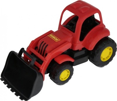 Трактор Крепыш 44549 погрузчик Полесье  — продажа оптом и в розницу в интернет-магазине игрушек «Флинт»