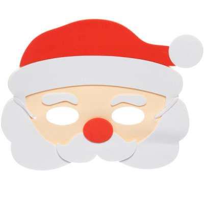 Маска карнавальная 771-069 Дед Мороз ПВХ  — продажа оптом и в розницу в интернет-магазине игрушек «Флинт»