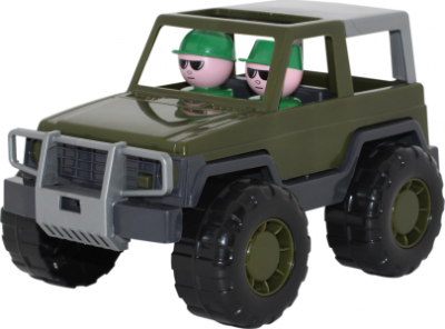 Машина 47021 Вояж джип военный Полесье  — продажа оптом и в розницу в интернет-магазине игрушек «Флинт»