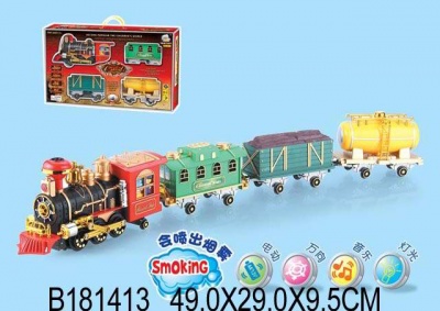 Железная дорога 2413 на батар.в кор.49х29х9.5см  — продажа оптом и в розницу в интернет-магазине игрушек «Флинт»