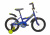 Велосипед 16" 1602-B base салатовый, синий  — продажа оптом и в розницу в интернет-магазине игрушек «Флинт»