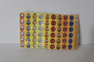Наклейка 4-20 Медали 15х9см  — продажа оптом и в розницу в интернет-магазине игрушек «Флинт»