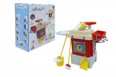 Игровой набор 42293 INFINITI basic №3 со стиральной машиной в кор. Полесье  — продажа оптом и в розницу в интернет-магазине игрушек «Флинт»
