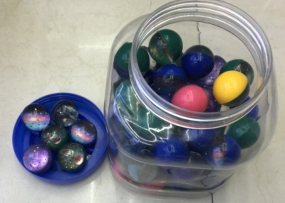 Мяч попрыгун 106 Космос 3,2см (в уп.100шт.) РК  — продажа оптом и в розницу в интернет-магазине игрушек «Флинт»