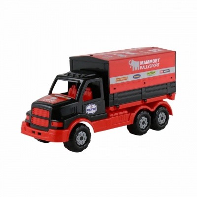 Машина 65308 МАММОЕТ грузовик с тентом Полесье  — продажа оптом и в розницу в интернет-магазине игрушек «Флинт»