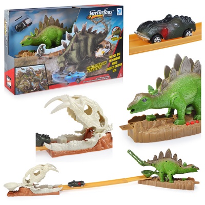 Автотрек 9977-5 Динозавр в кор.49х29х9,5см  — продажа оптом и в розницу в интернет-магазине игрушек «Флинт»
