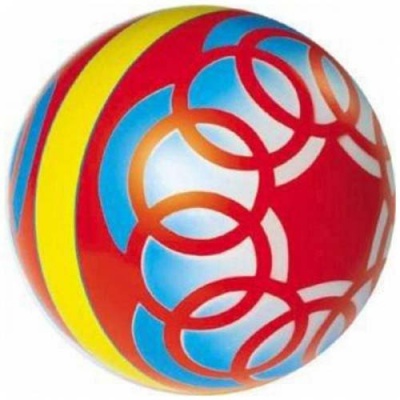 Мяч 150мм Р4-150 окрашивание по трафарету (в уп.16шт.)  — продажа оптом и в розницу в интернет-магазине игрушек «Флинт»
