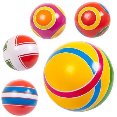 Мяч 150мм Р3-150 Планеты ручное окрашивание (в уп.16шт.)  — продажа оптом и в розницу в интернет-магазине игрушек «Флинт»