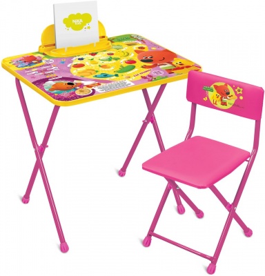 Набор мебели ММ-1/2 Ми-ми-Мишки с лисичкой стол+стул мягкий  — продажа оптом и в розницу в интернет-магазине игрушек «Флинт»