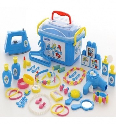 Игровой набор 56931 Смурфетта для девочек в чемодане Полесье  — продажа оптом и в розницу в интернет-магазине игрушек «Флинт»