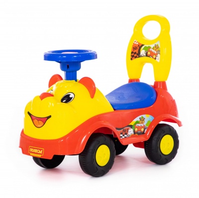 Машина каталка 77974 Мишка Полесье  — продажа оптом и в розницу в интернет-магазине игрушек «Флинт»