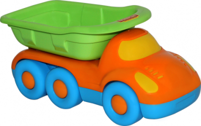 Машина 48349 Дружок самосвал трехосный Полесье  — продажа оптом и в розницу в интернет-магазине игрушек «Флинт»