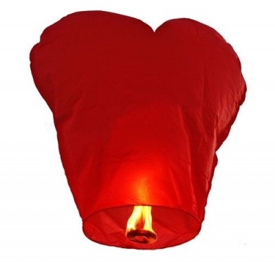 Фонарик 445 небесный Сердце большое  — продажа оптом и в розницу в интернет-магазине игрушек «Флинт»