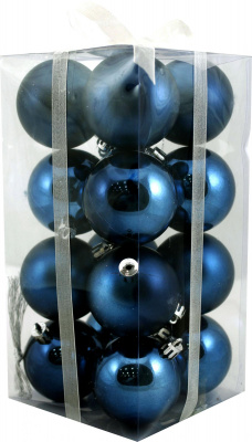 Н-р Шаров 0121156-5 синий 16шт.6см в ПВХ кор.  — продажа оптом и в розницу в интернет-магазине игрушек «Флинт»