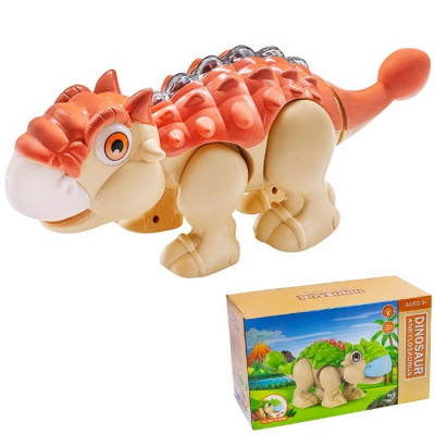 Динозавр 3364 на батар.в кор.20х12х9,5см  — продажа оптом и в розницу в интернет-магазине игрушек «Флинт»