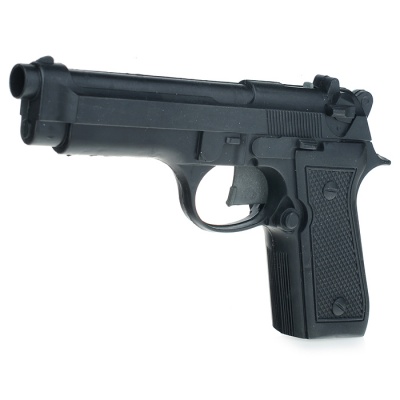 Пистолет 1-В-00022-1 трещотка в пак.27х19х3см  — продажа оптом и в розницу в интернет-магазине игрушек «Флинт»