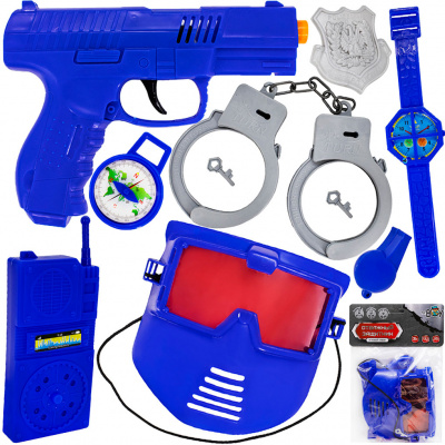 Полицейский 88-P-09 (0757006) набор в пак.20х29х8см  — продажа оптом и в розницу в интернет-магазине игрушек «Флинт»