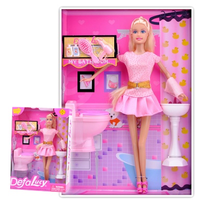 Кукла 8200 Defa Lucy туалетная комната в кор.22,5х32х6см  — продажа оптом и в розницу в интернет-магазине игрушек «Флинт»